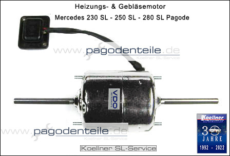 Gebl�se Motor 1138351302 Mercedes Pagode Gebl�semotor Heater Blower Mercedes SL 113 Pagode Pagoda